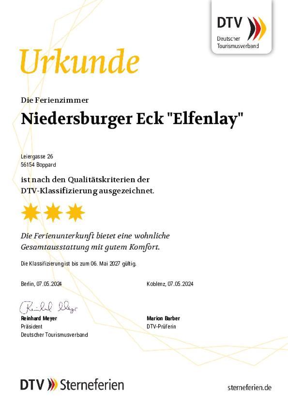 Niedersburger Eck, Wandern, Radfahren, Geniessen, Erholen Boppard Exterior foto